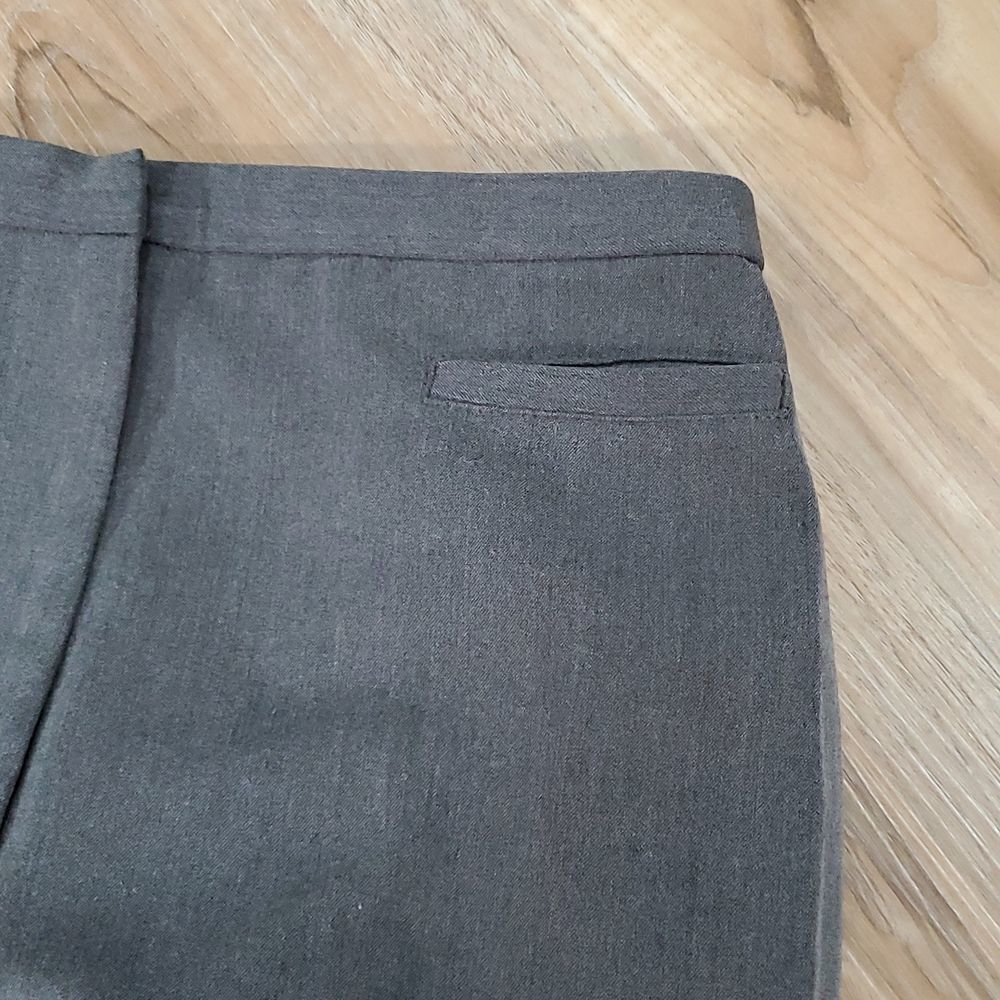 🔺️Dialogue Gray Tall Dressy Trousers Tall Size 6/28 - Picture 4 of 8